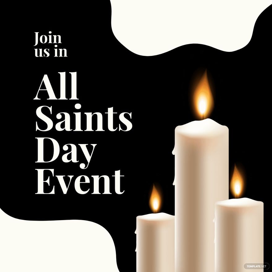 Free All Saints Day Event Instagram Post Template