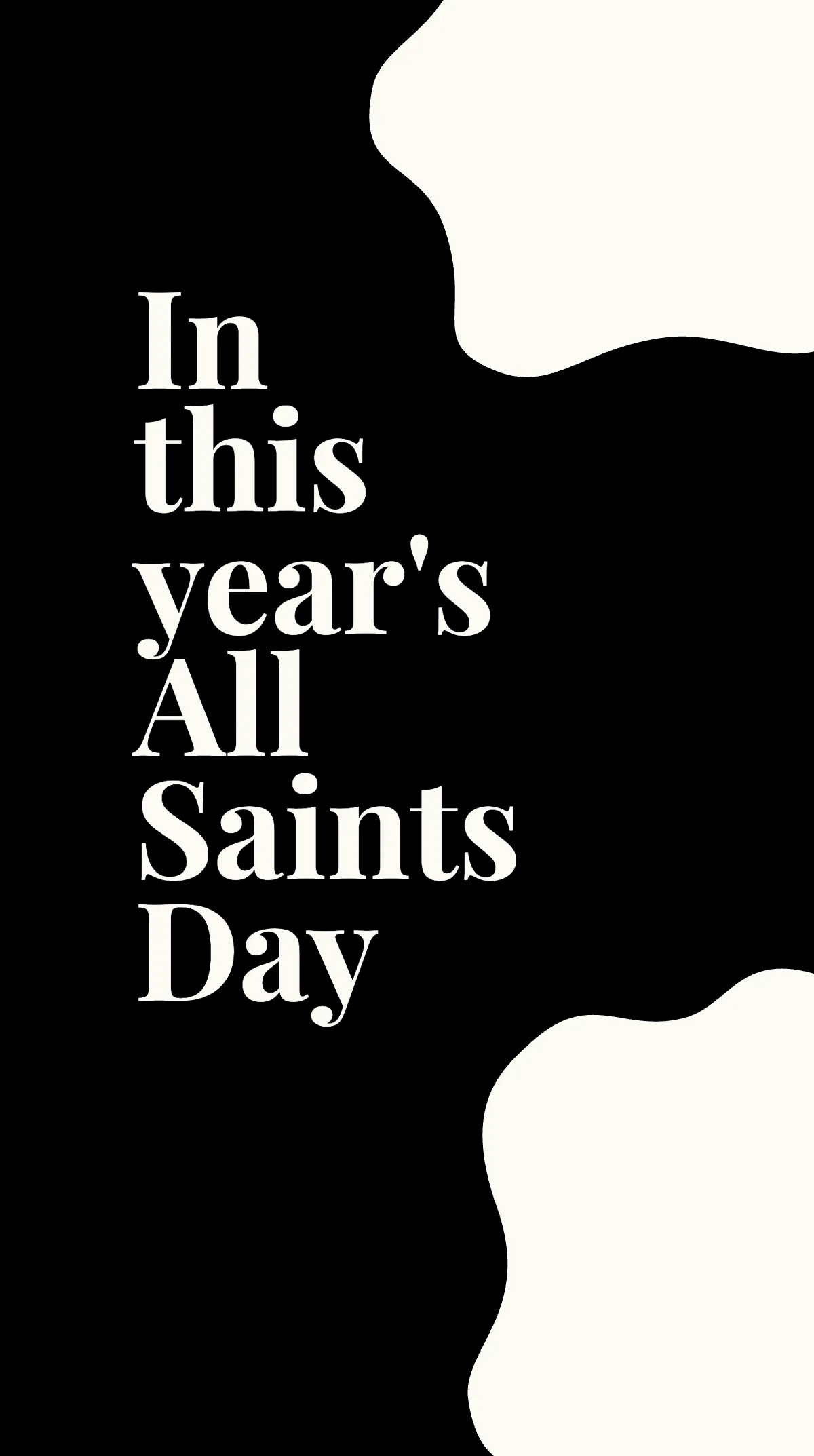 Free All Saints Day Event Instagram Story Template to Edit Online