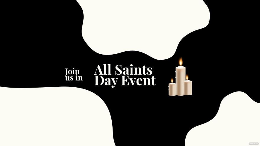 All Saints Day Event Youtube Banner Template