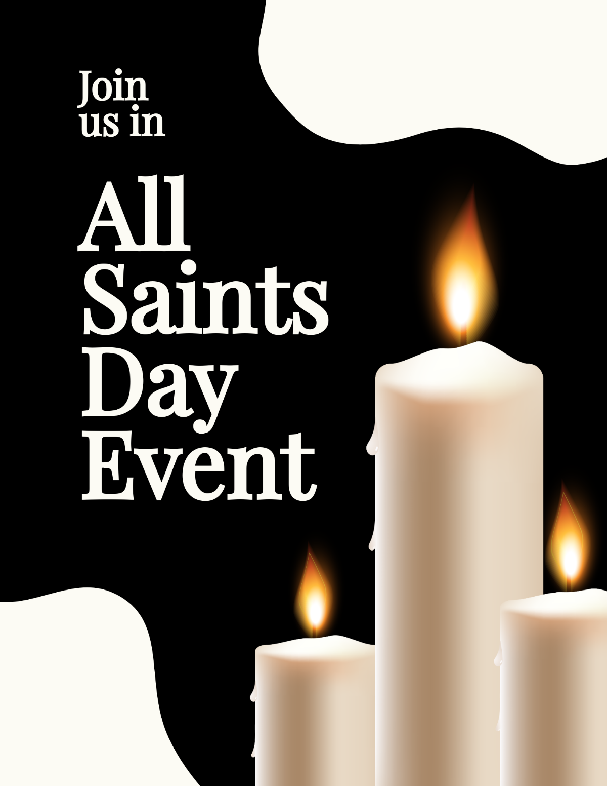 All Saints Day Event Flyer