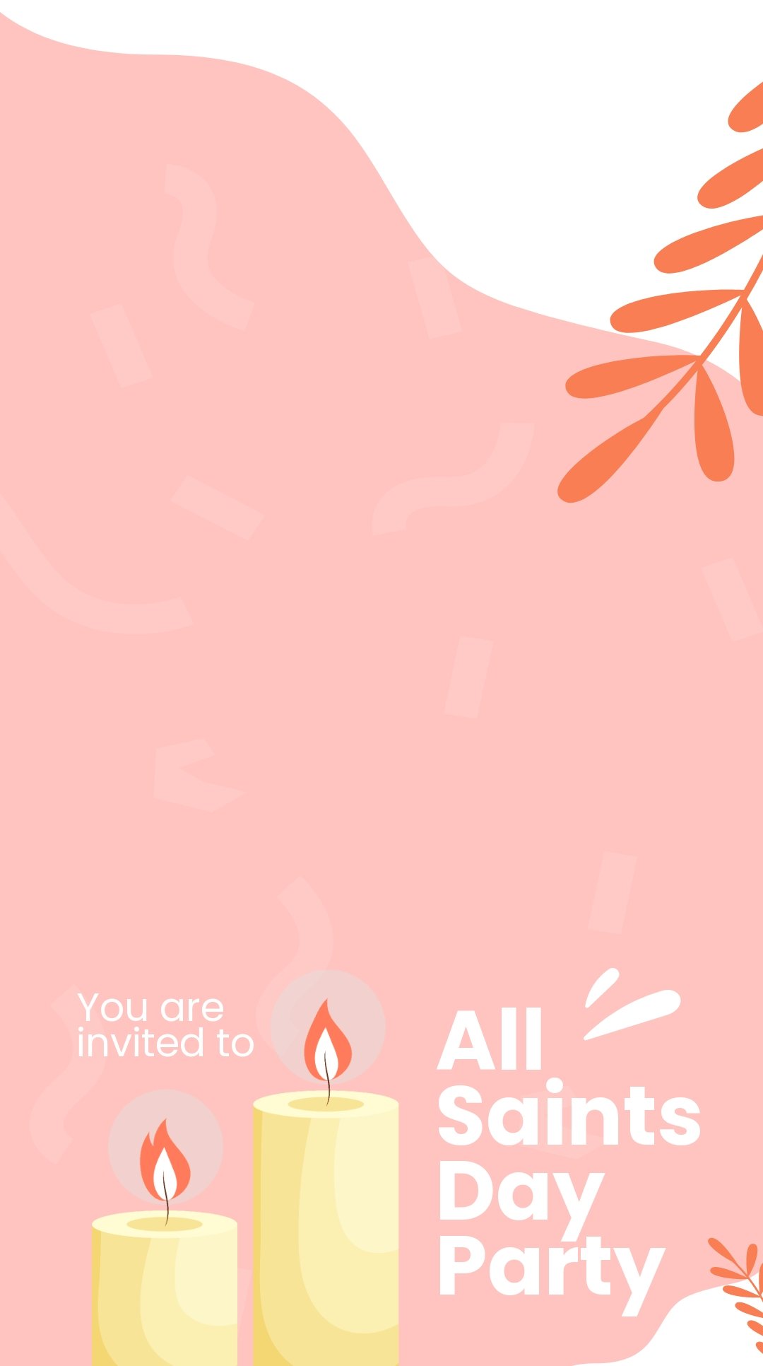 Free All Saints Day Party Snapchat Geofilter Template