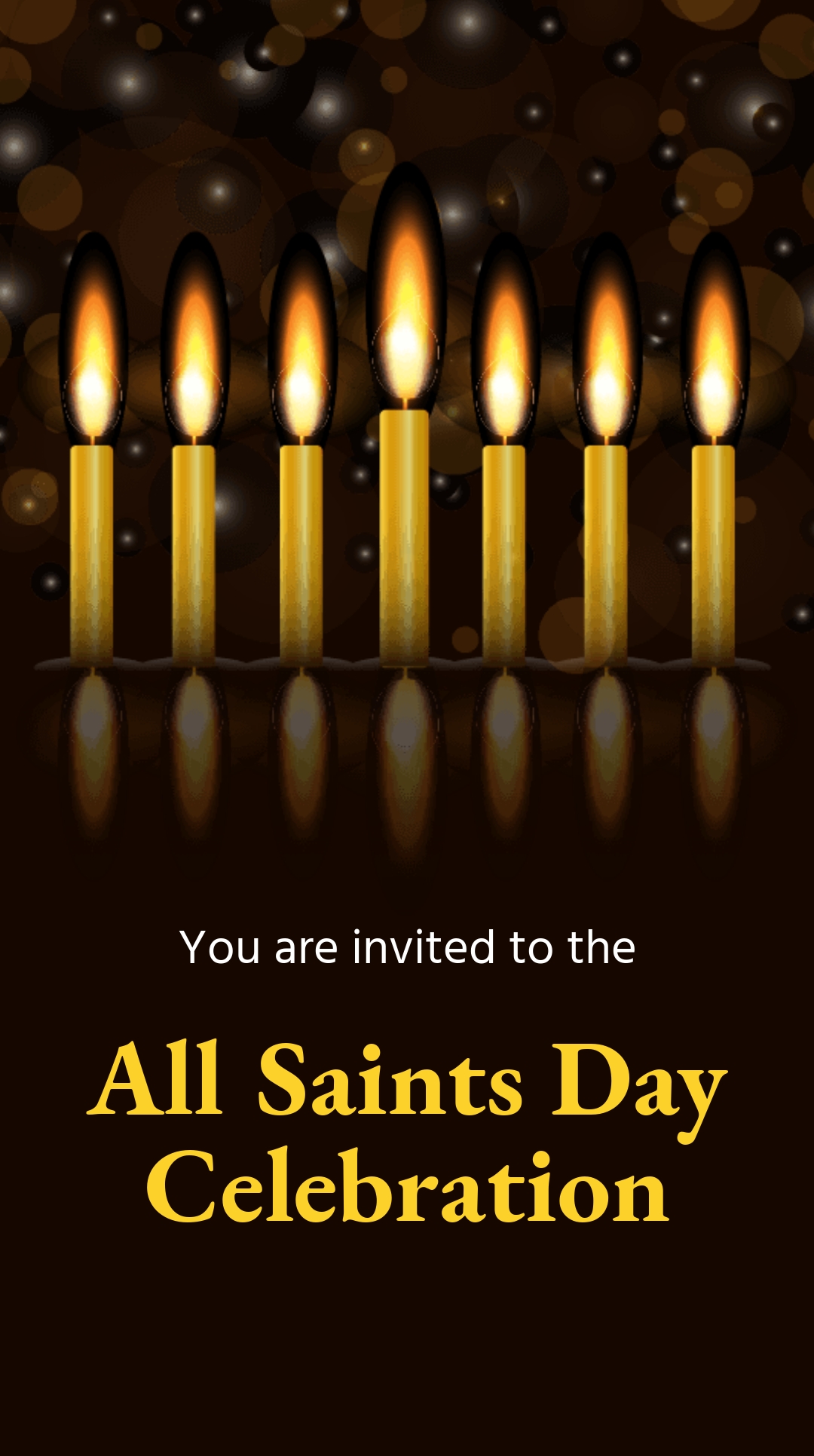 All Saints Day Celebration Instagram Story Template