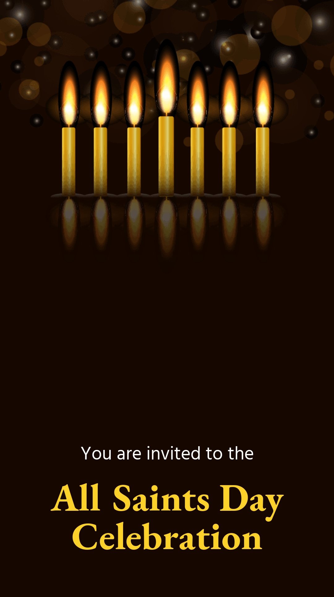 Free All Saints Day Celebration Snapchat Geofilter Template