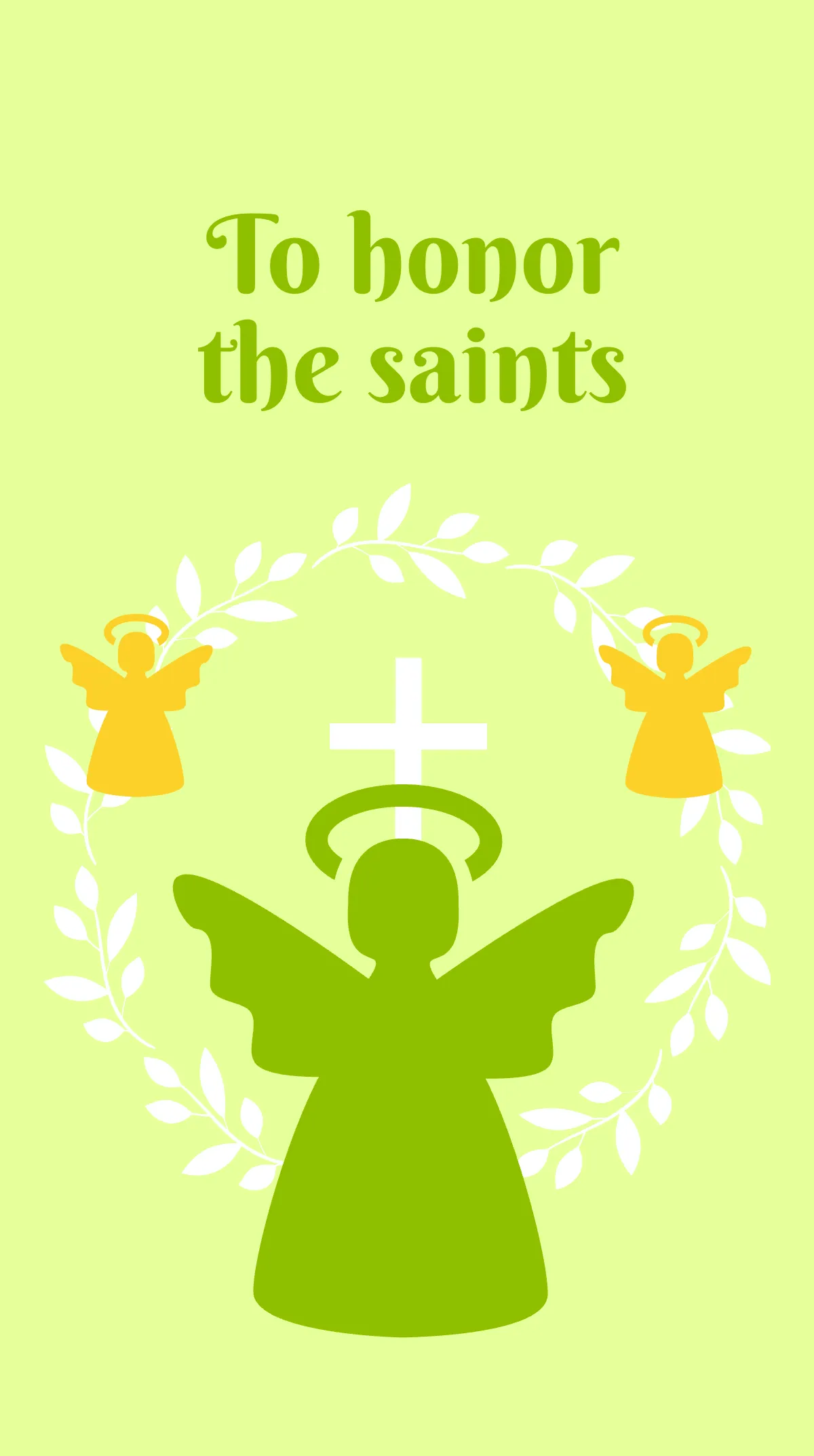 Free Happy All Saints Day Instagram Story Template to Edit Online