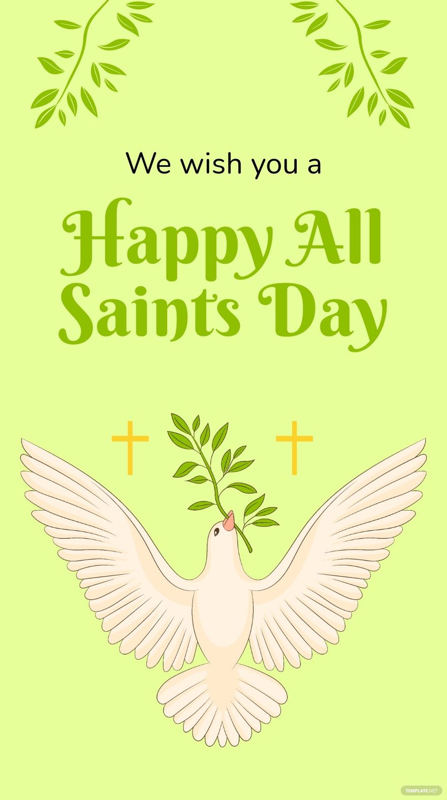 Happy All Saints Day Instagram Story Template