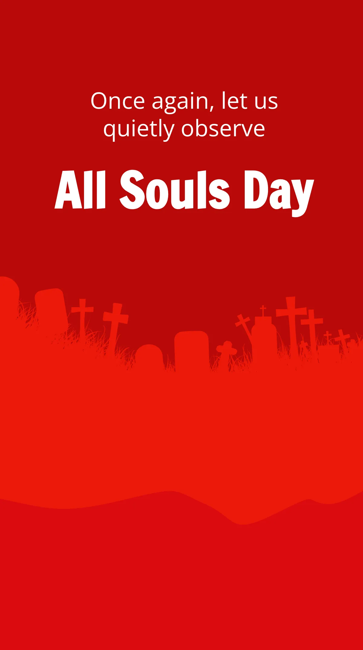 Free All Souls Day Instagram Story Template to Edit Online