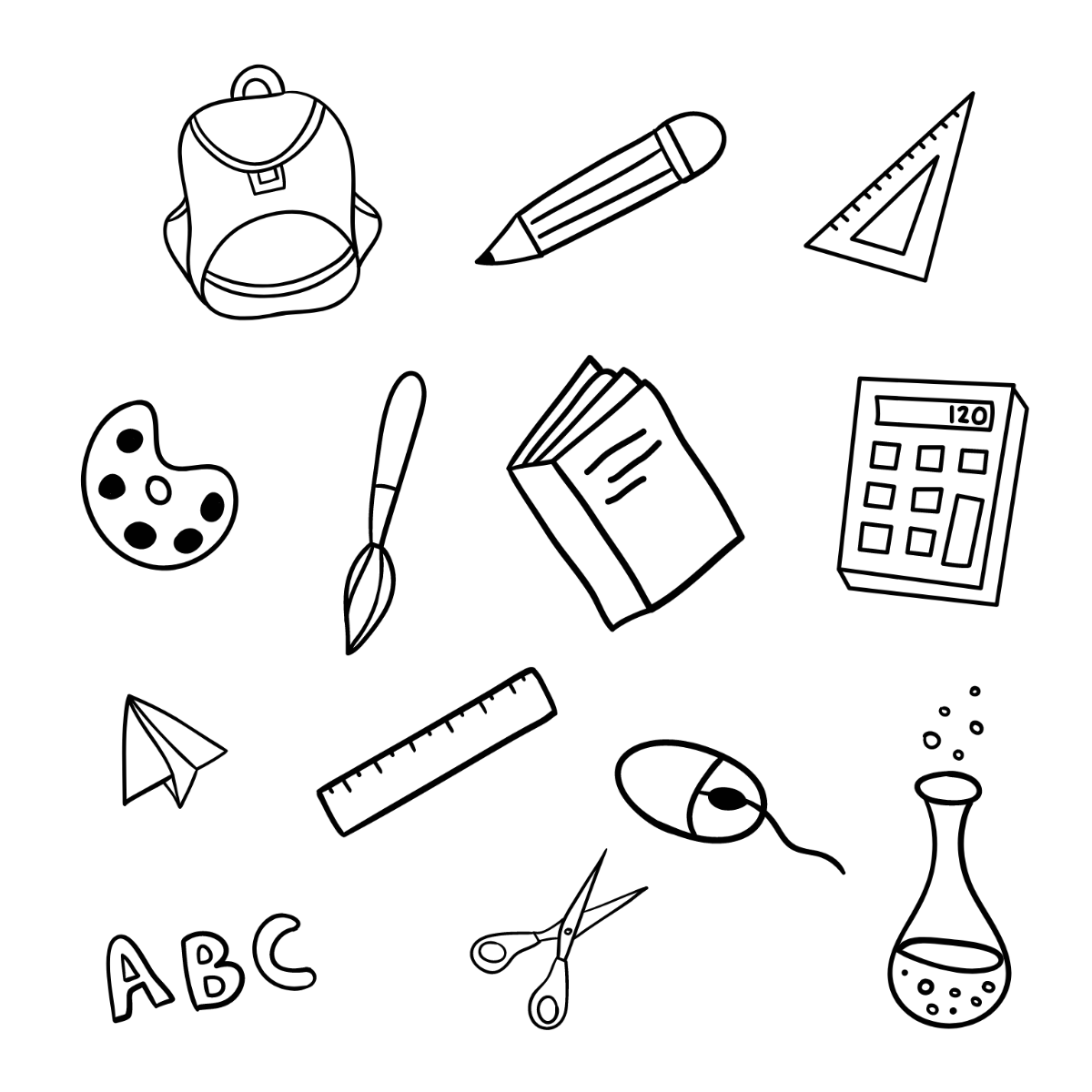 Free School Doodle Vector Template Edit Online Download Template