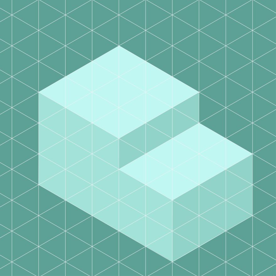 Isometric Grid Illustration