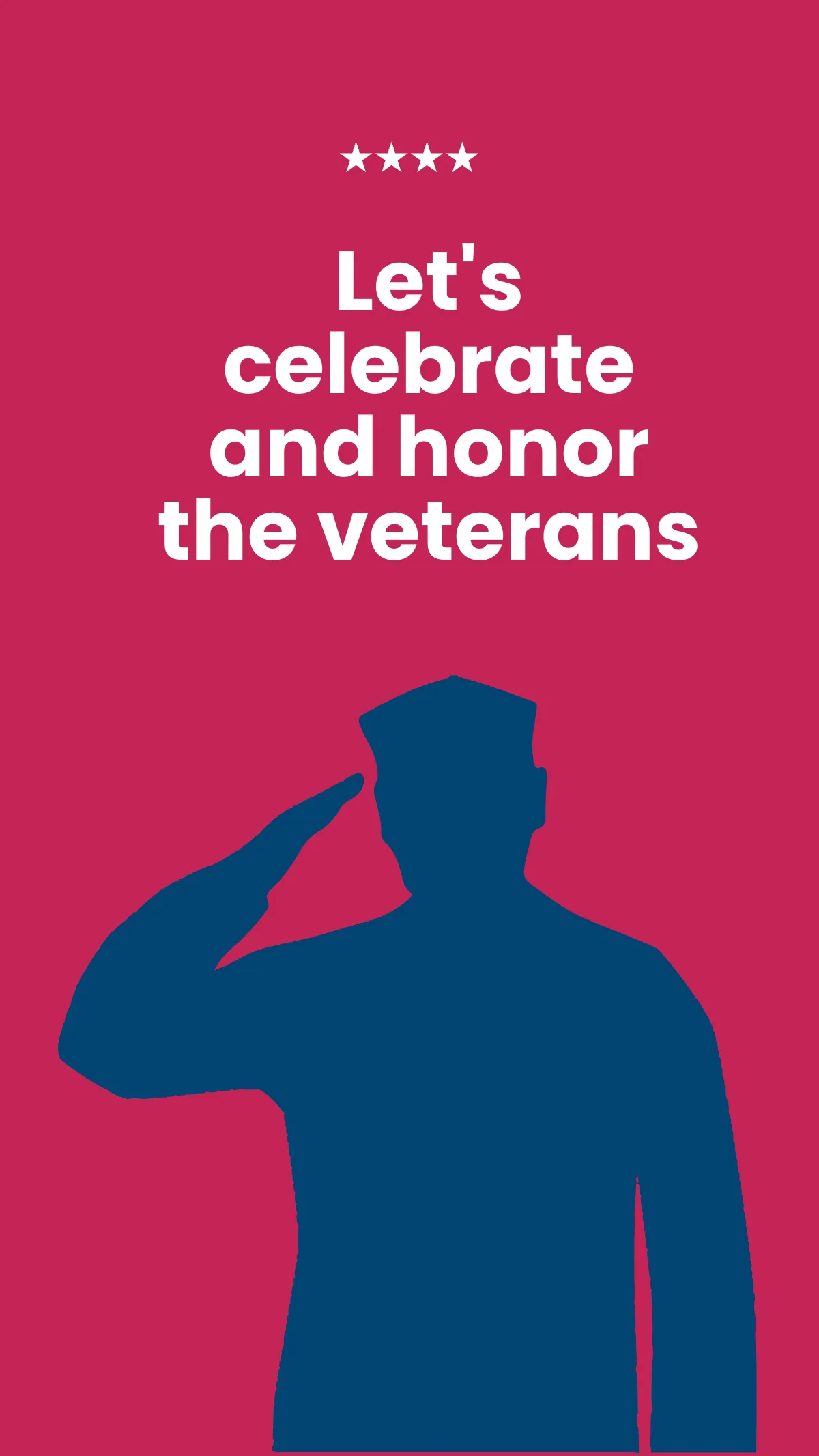 Free Veterans Day Celebration Instagram Story Template to Edit Online