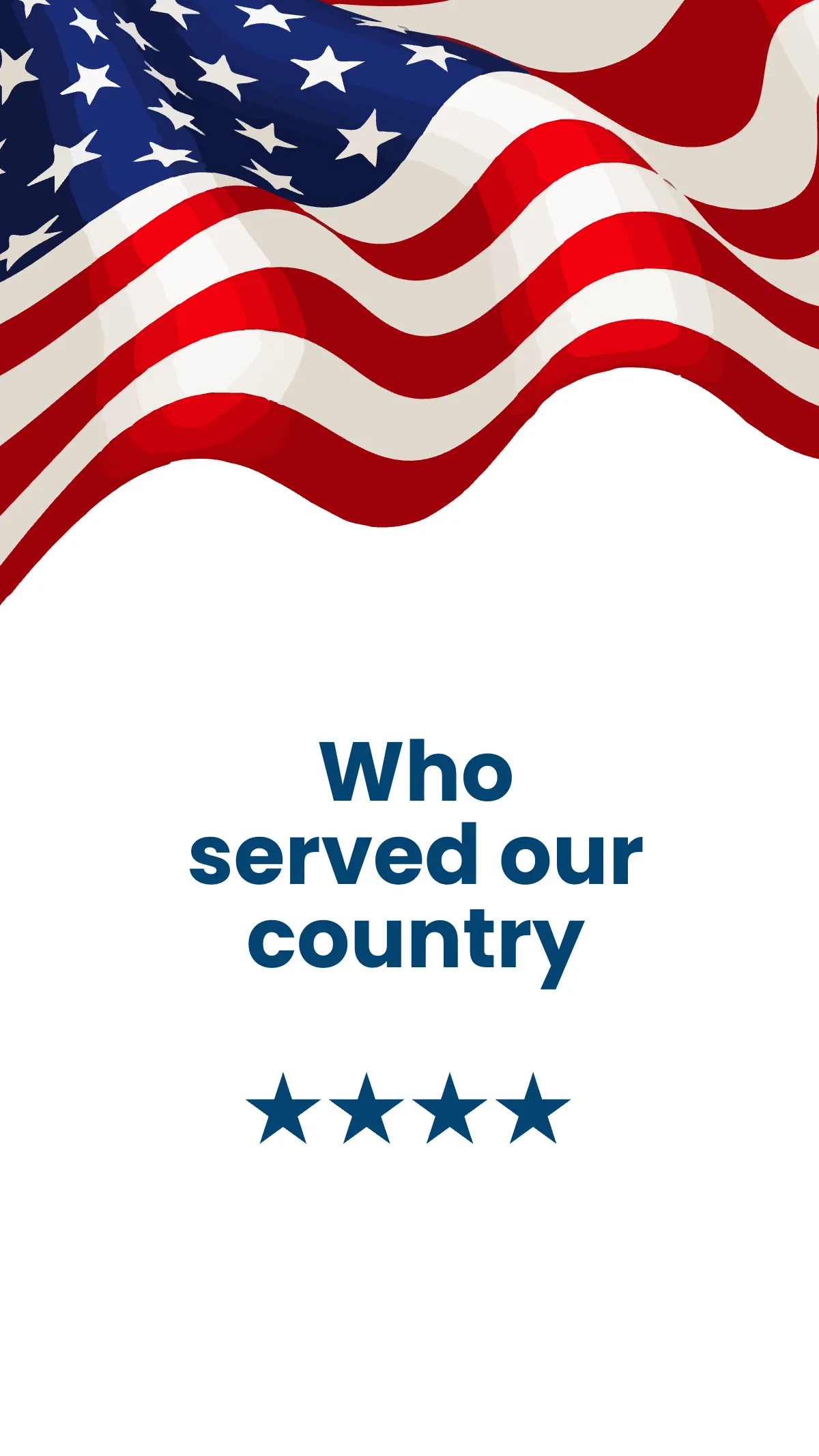 Free Veterans Day Celebration Instagram Story Template to Edit Online