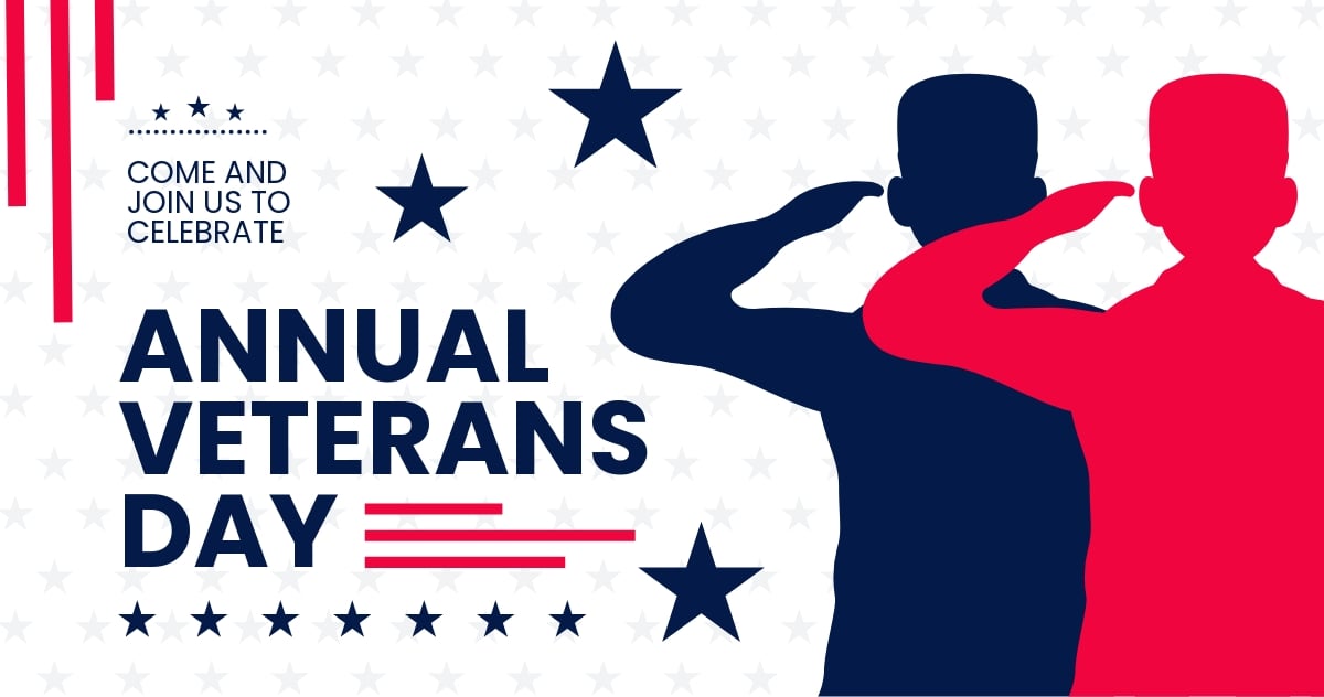 Free Veterans Day Event Facebook Post Template