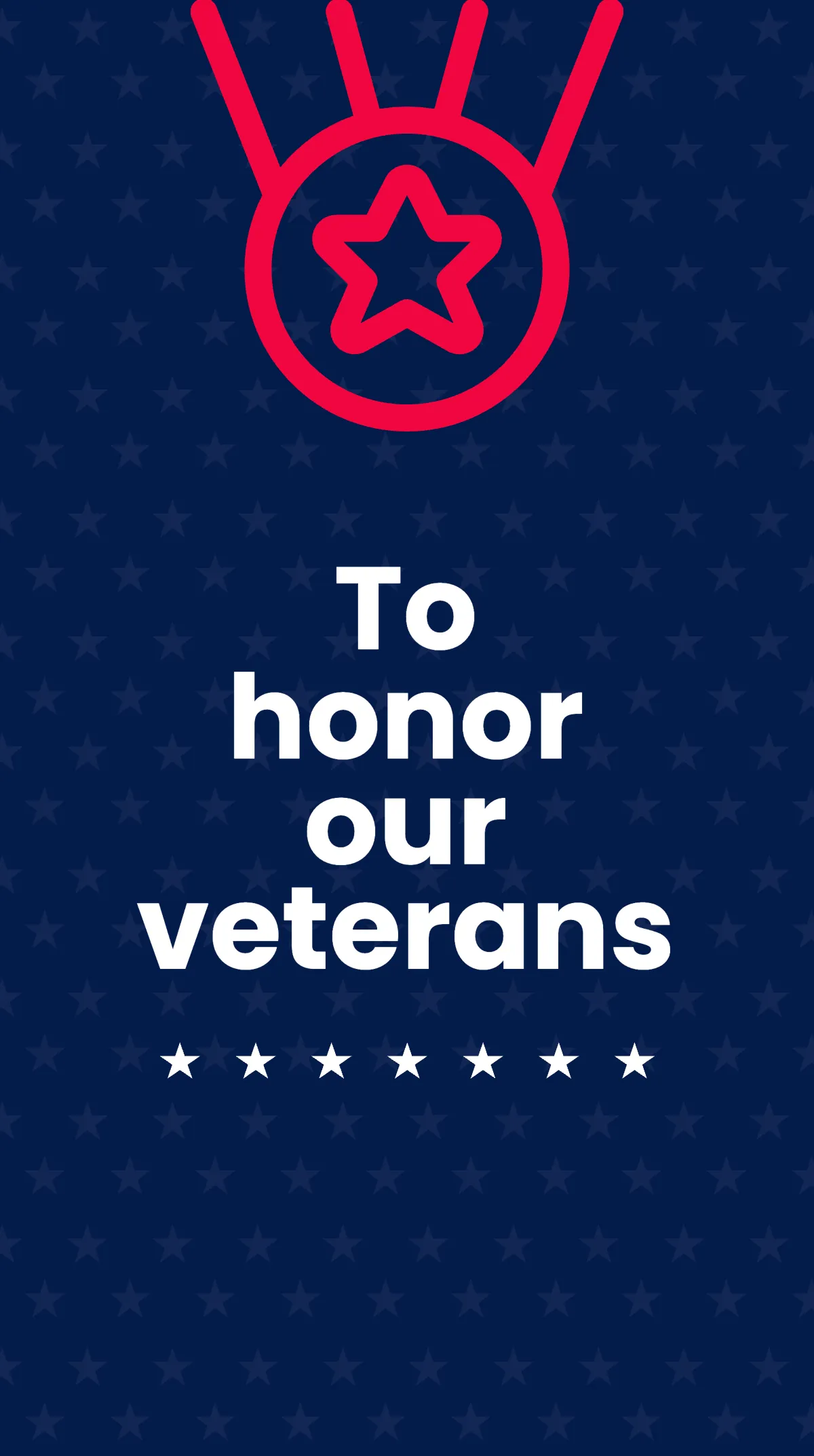 Free Veterans Day Event Instagram Story Template to Edit Online