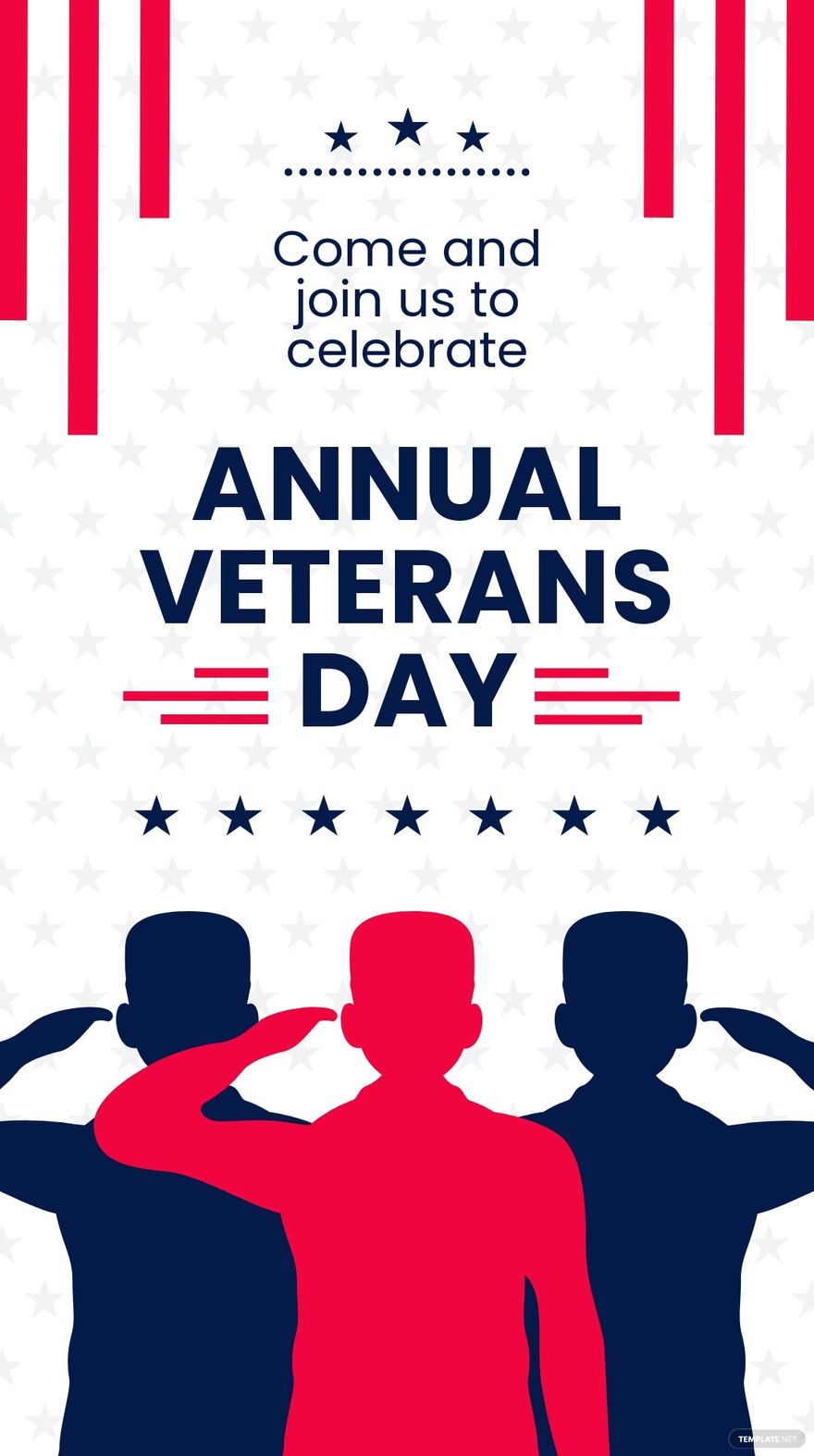 Free Veterans Day Event Instagram Story Template