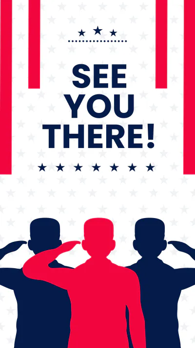 Free Veterans Day Event Instagram Story Template to Edit Online