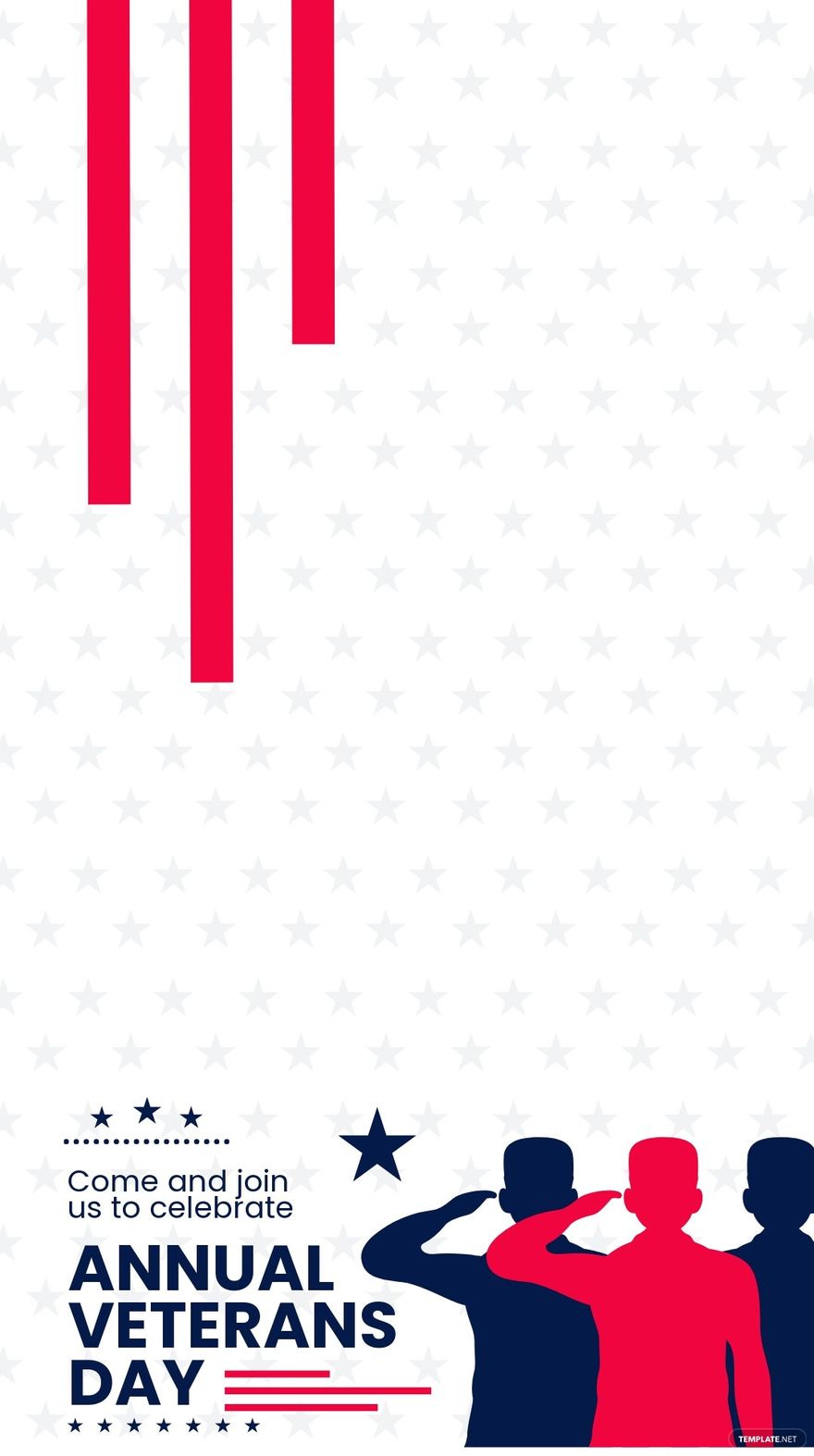 Veterans Day Event Snapchat Geofilter Template
