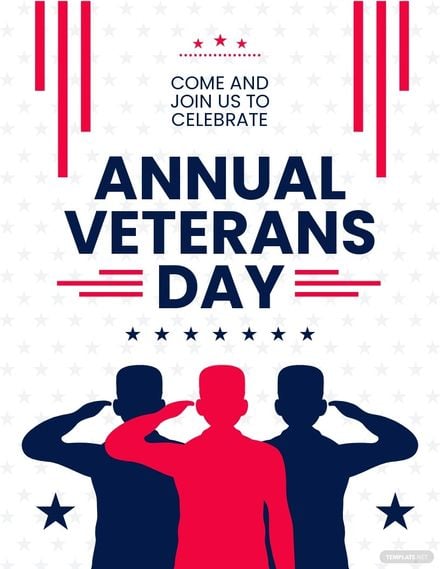 Veterans Day Event Flyer Template