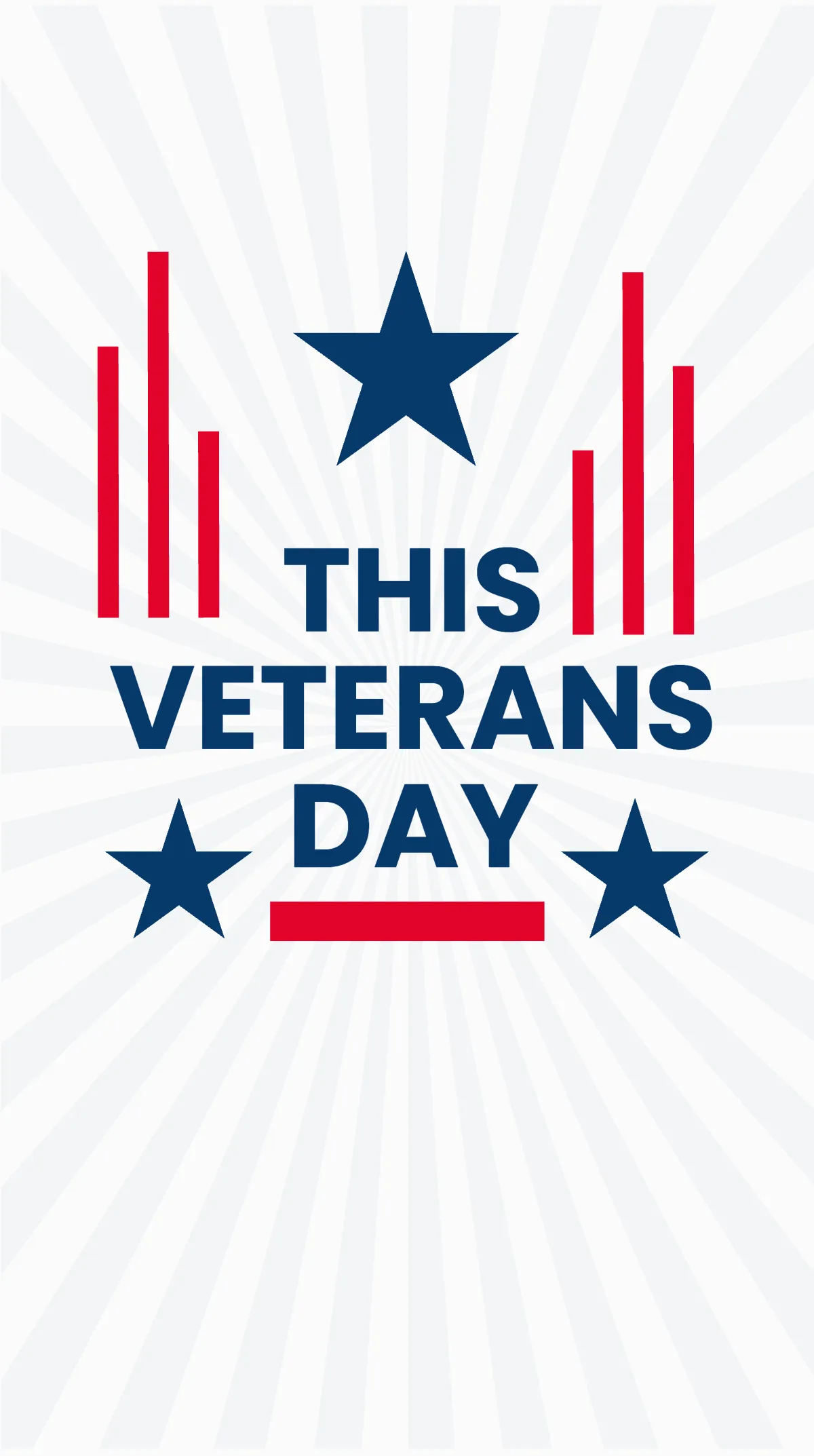 Free Veterans Day Sale Instagram Story Template to Edit Online