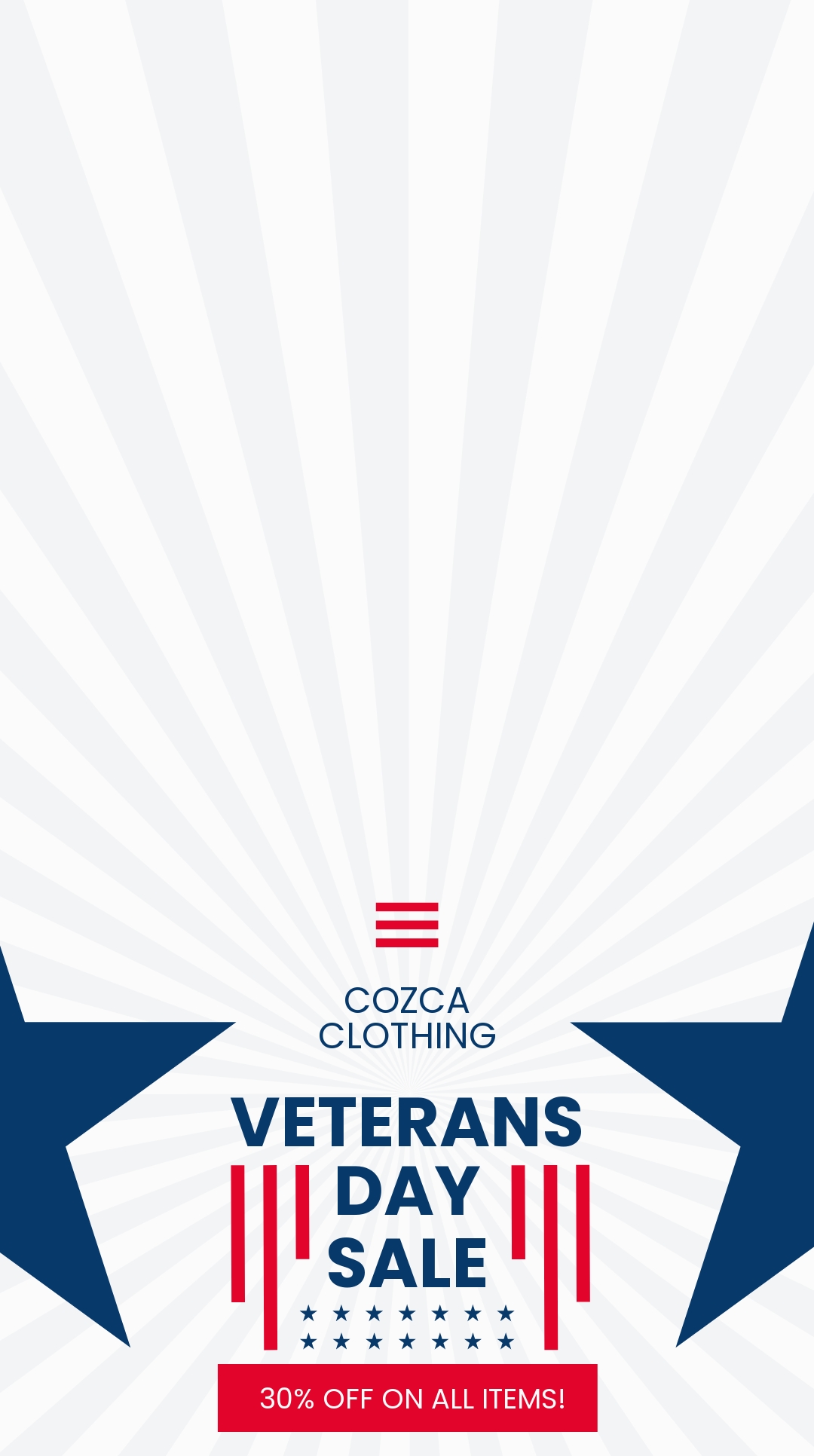 Free Veterans Day Sale Snapchat Geofilter Template