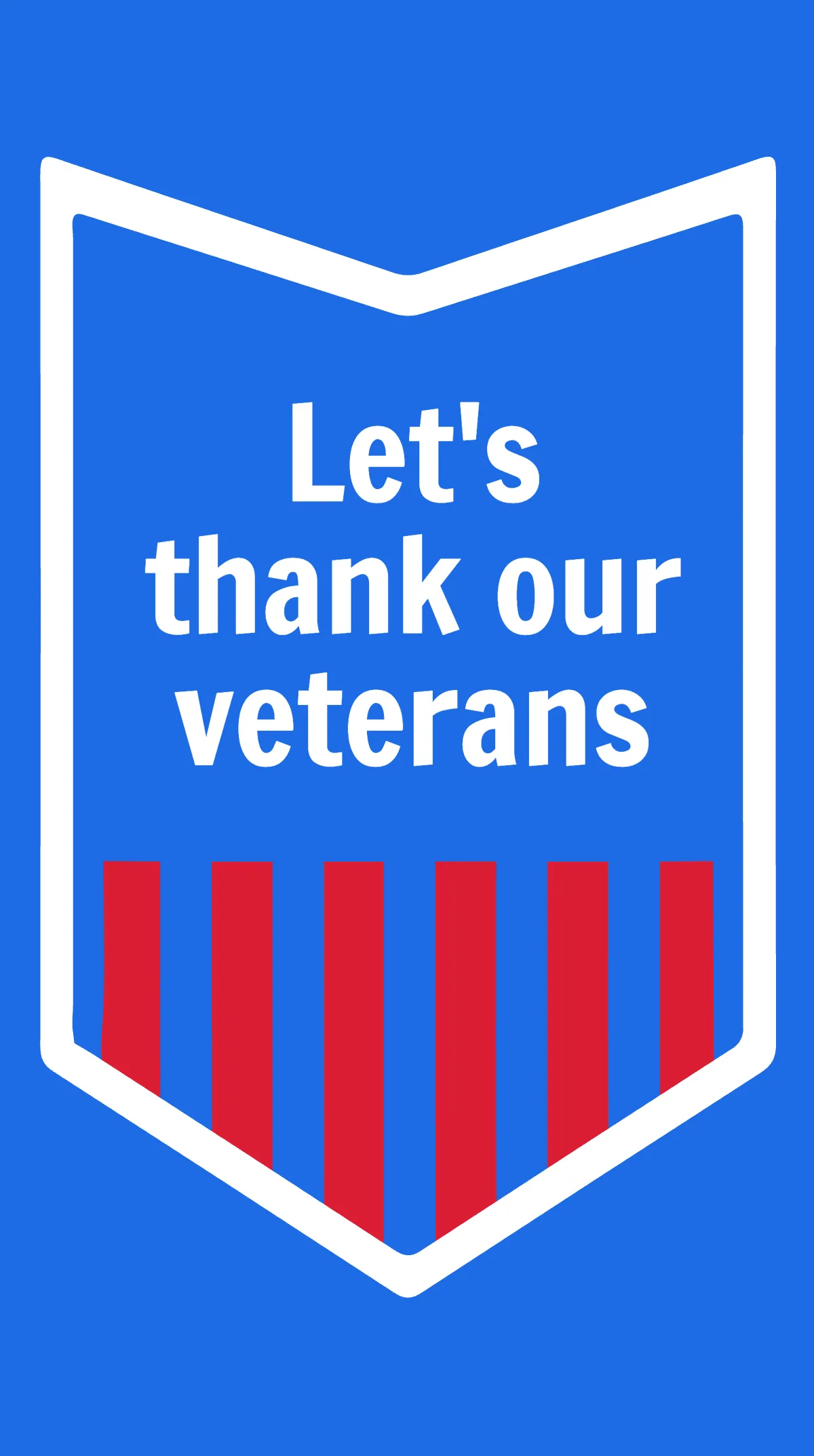 Free Thank You Veterans Instagram Story Template to Edit Online