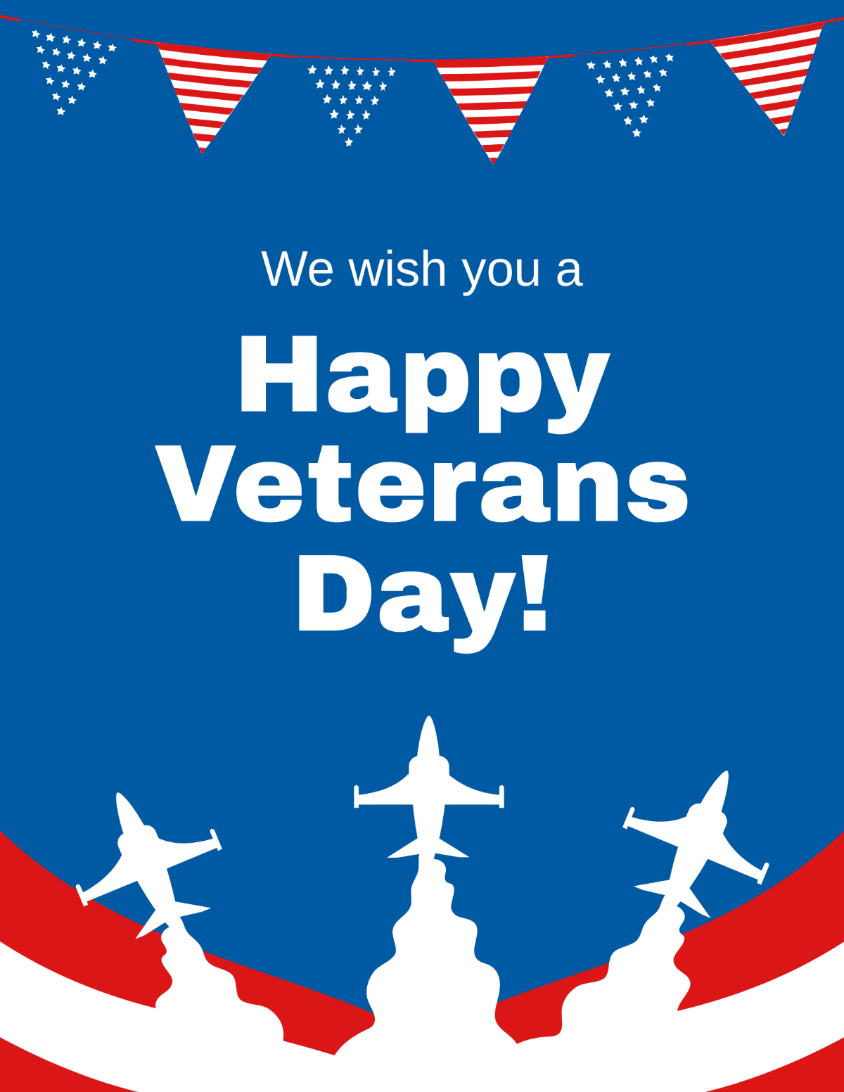 Happy Veterans Day Flyer