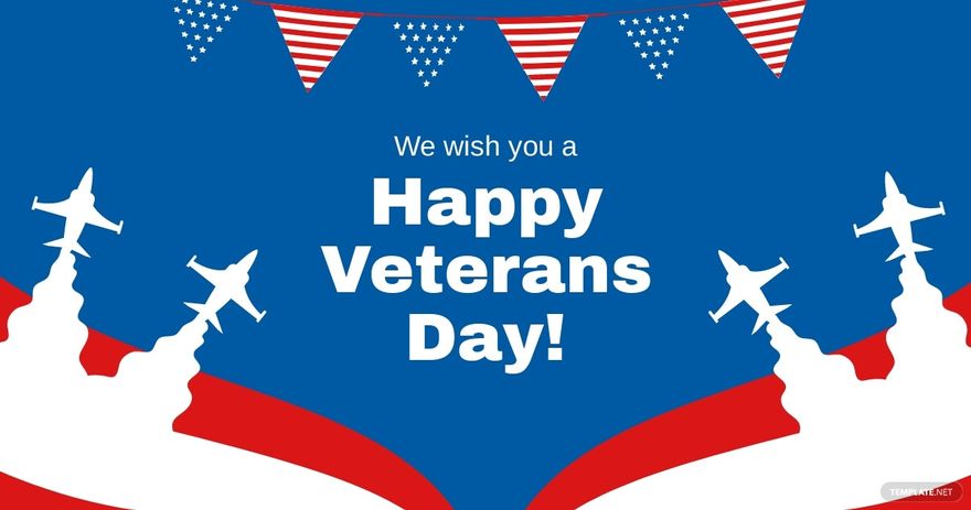Free Happy Veterans Day Facebook Post Template