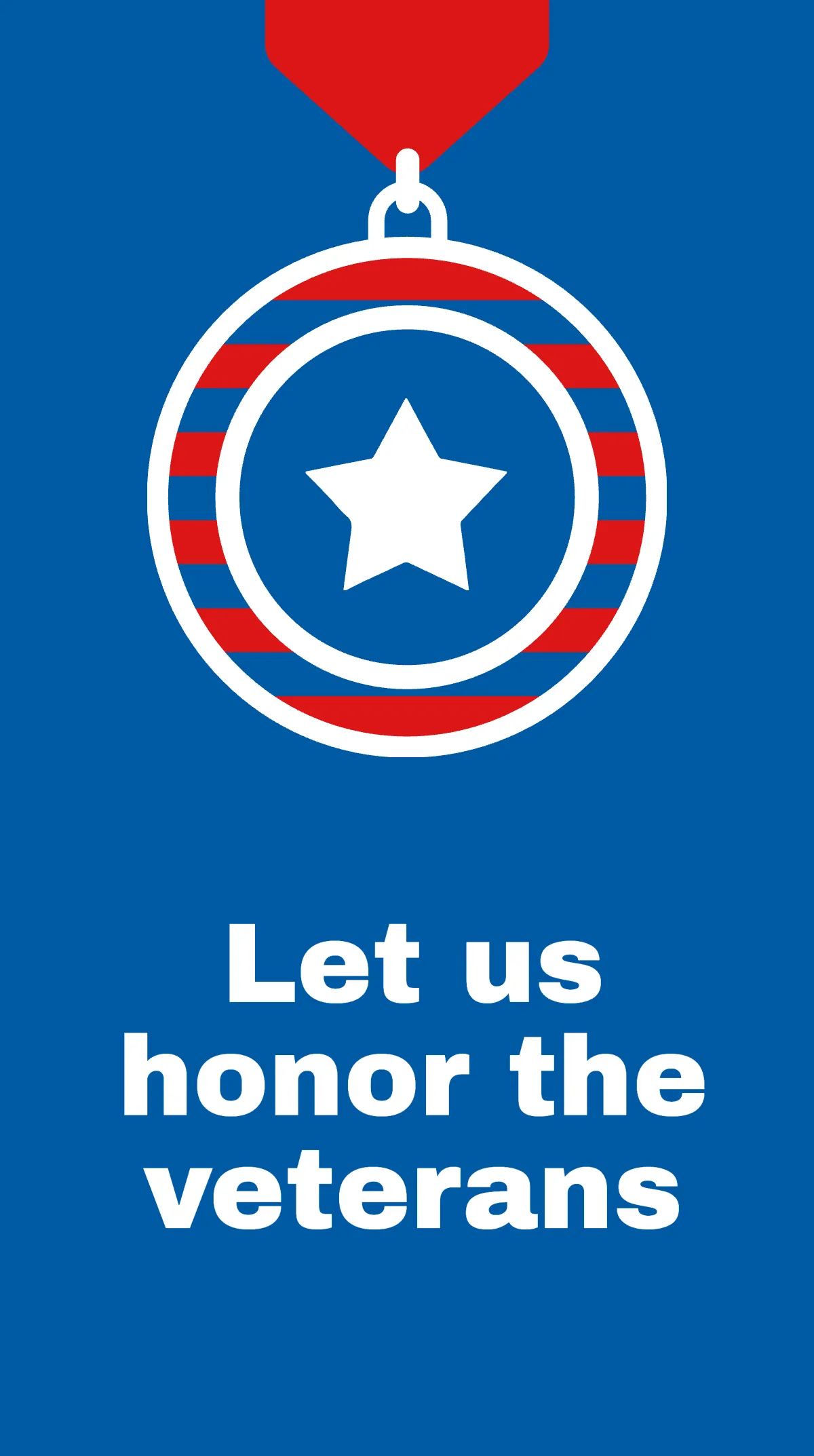 Free Happy Veterans Day Instagram Story Template to Edit Online