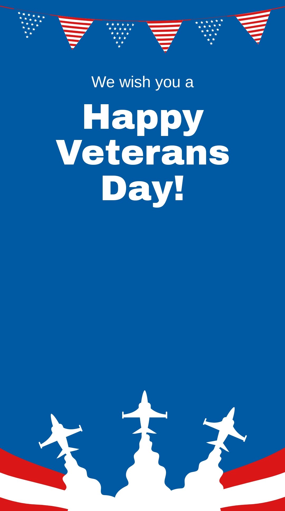 Happy Veterans Day Snapchat Geofilter Template