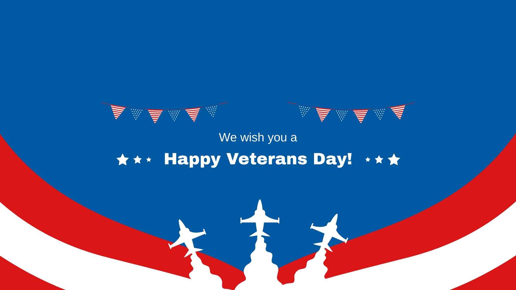 Free Happy Veterans Day Youtube Banner Template