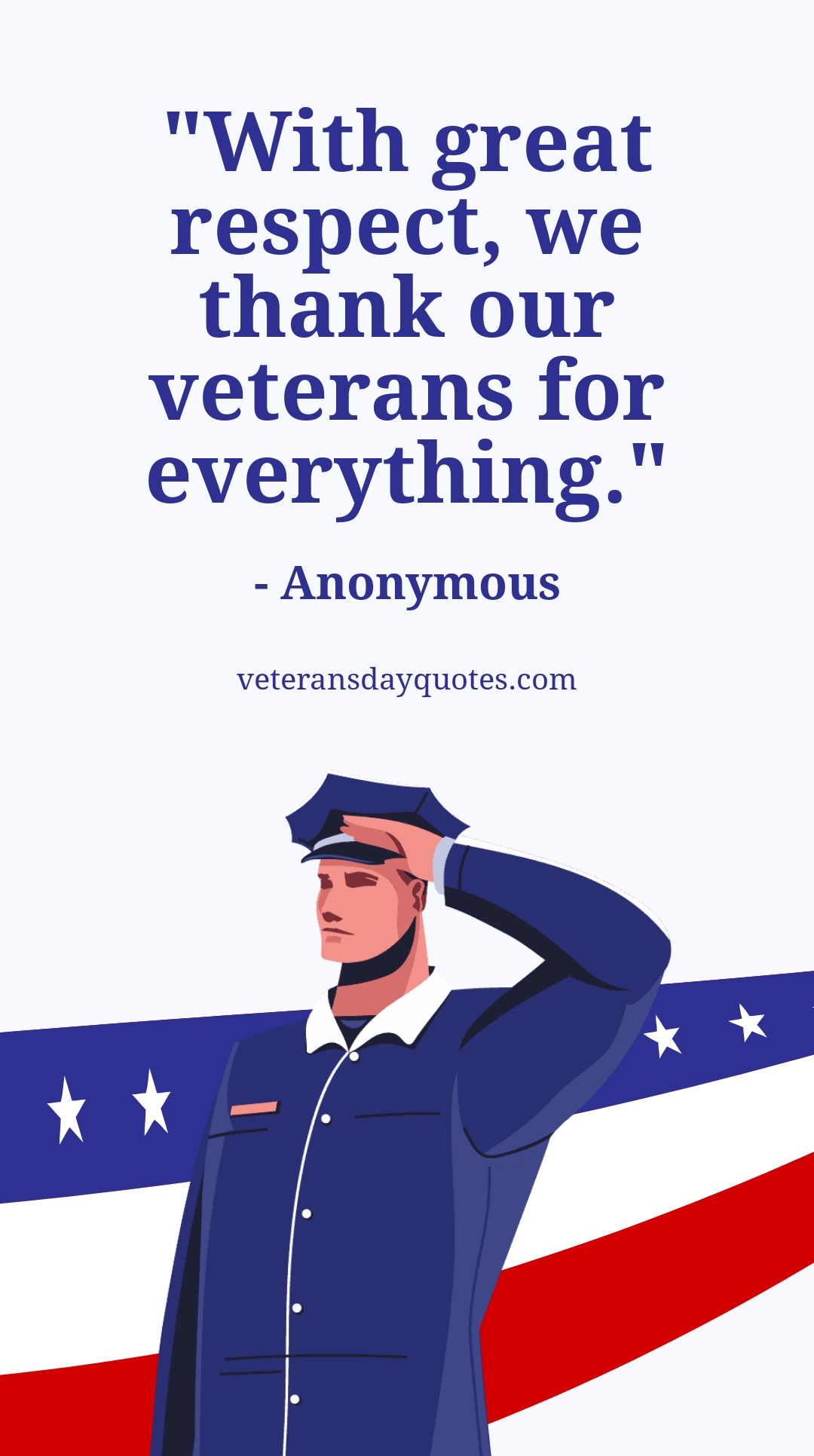 Free Veterans Day Quote Instagram Story Template