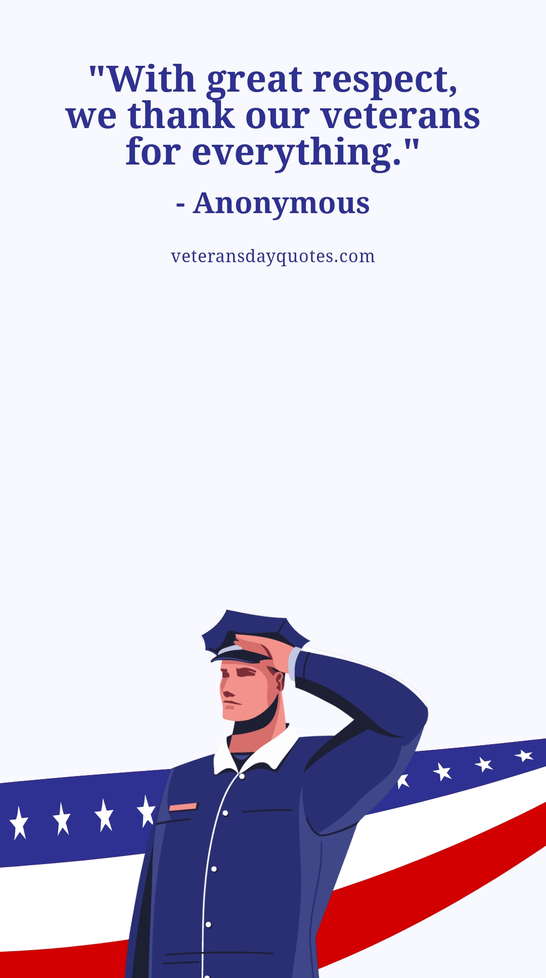 Veterans Day Quote Snapchat Geofilter Template