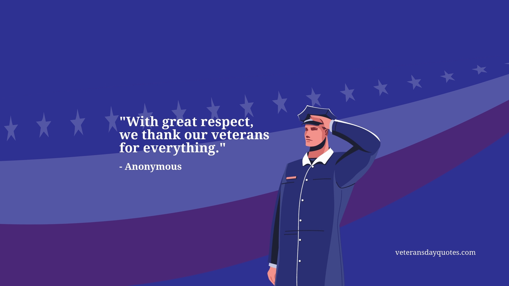 Veterans Day Quote YouTube Banner Template