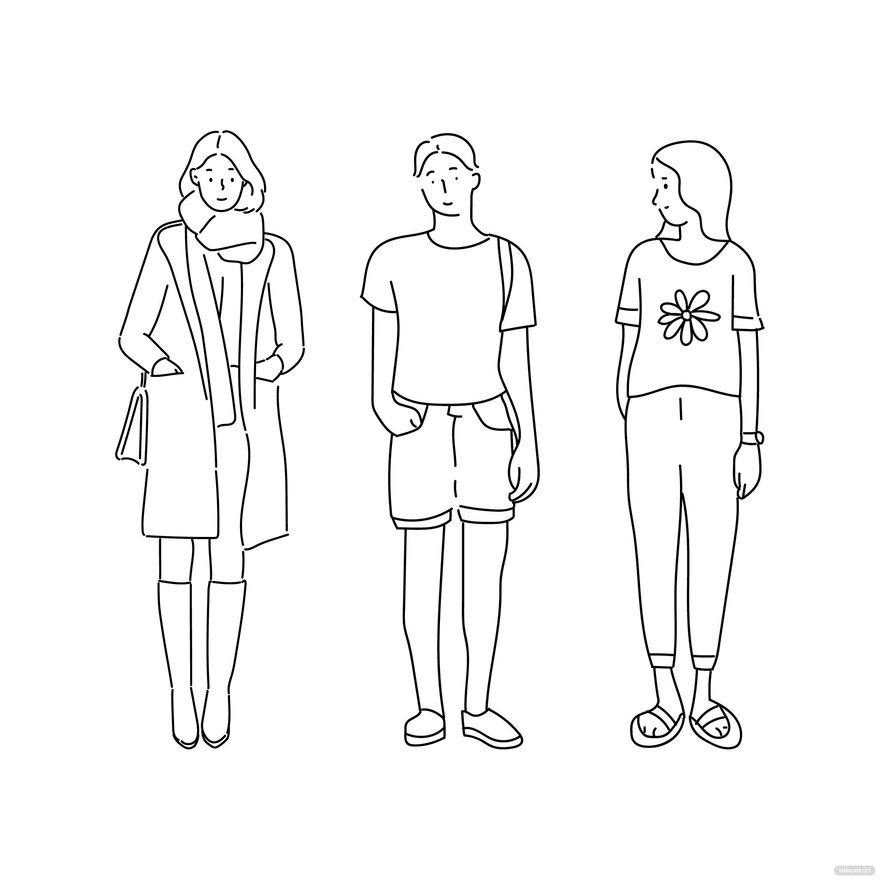 Free Person Doodle Vector - EPS, Illustrator, JPG, PNG, SVG | Template.net