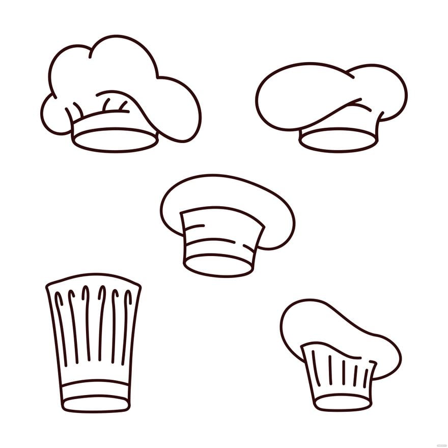 Free Chef Hat Doodle Vector