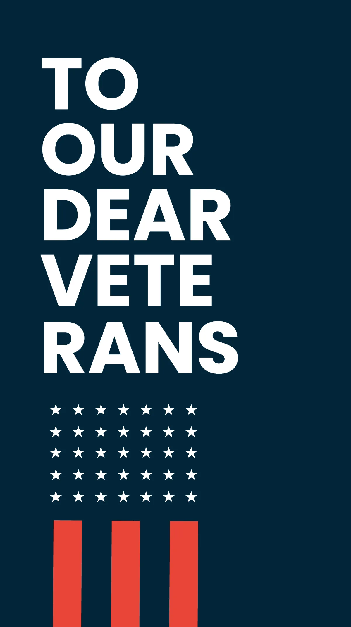 Free Veterans Day Offer Instagram Story Template to Edit Online