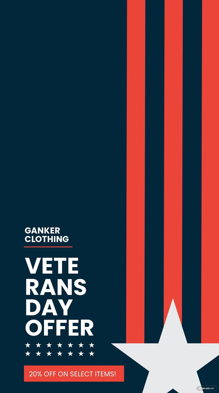 Veterans Day Offer Snapchat Geofilter Template