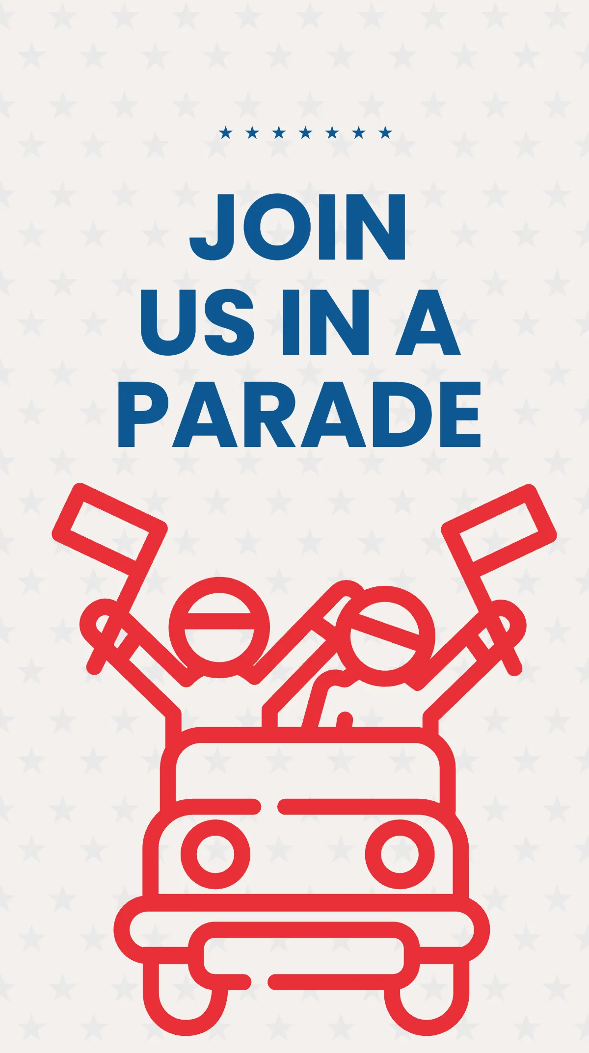 Free Veterans Day Parade Instagram Story Template to Edit Online