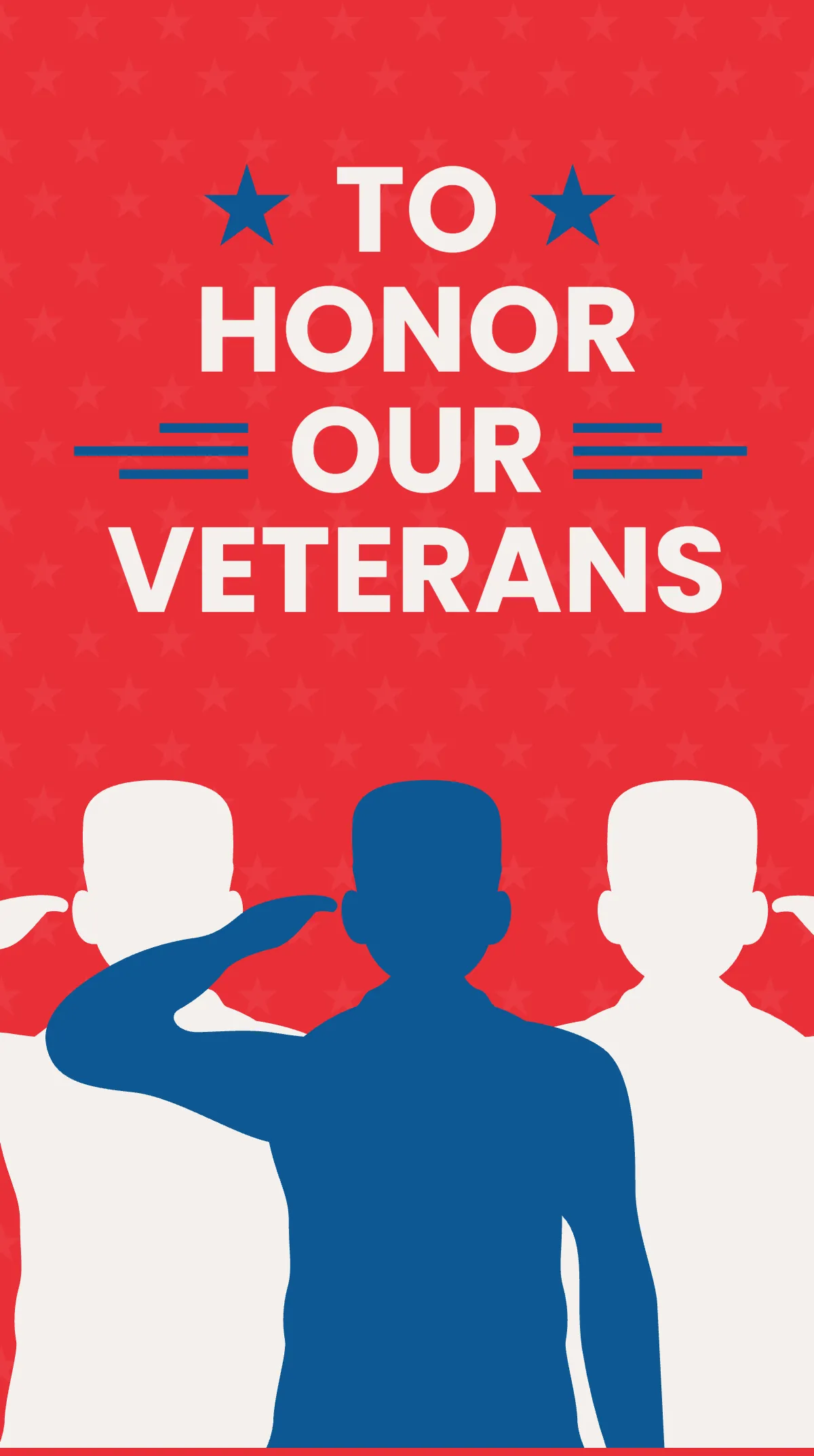 Free Veterans Day Parade Instagram Story Template to Edit Online