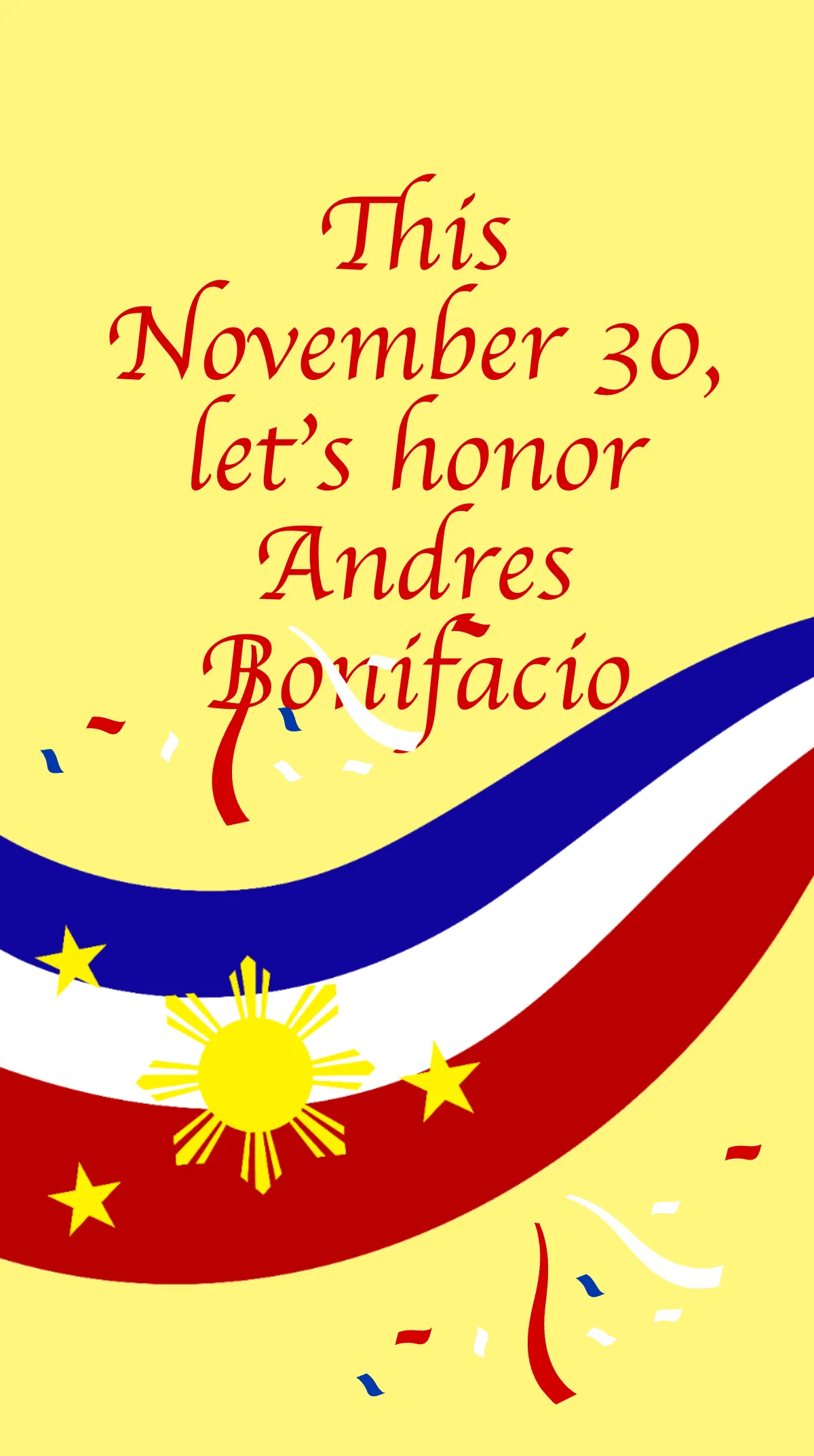 Free Bonifacio Instagram Story Template to Edit Online