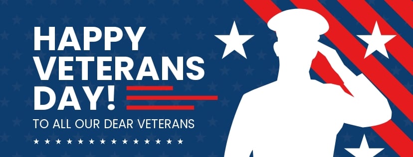 Free Veterans Day Facebook Cover Template