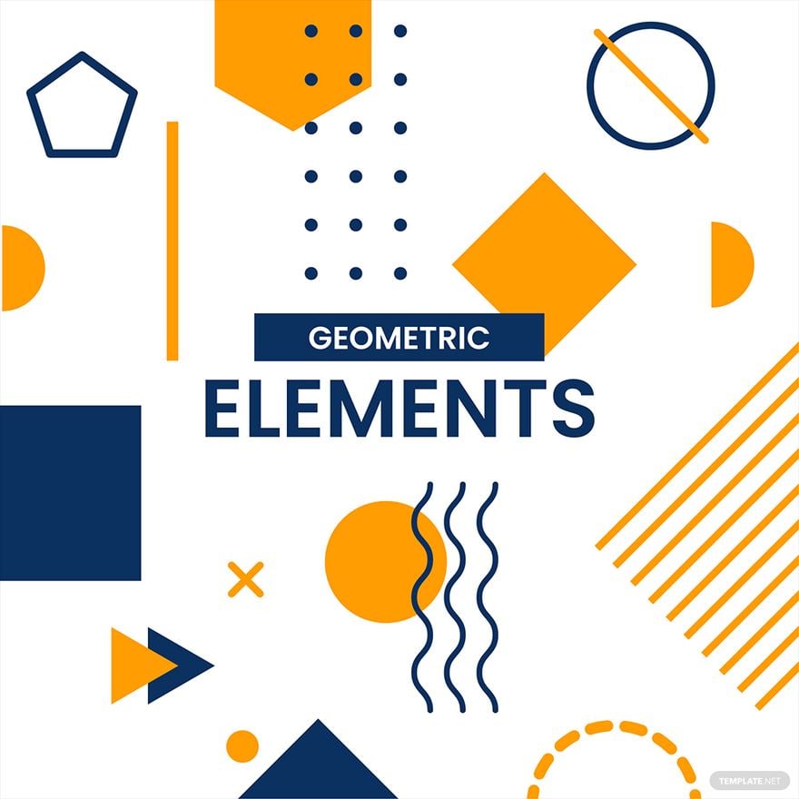 Free Geometric Elements Vector