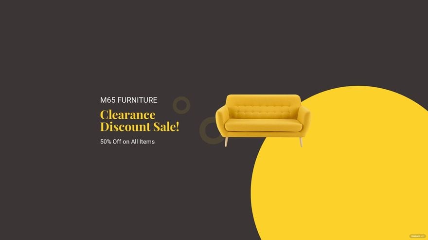 Clearance Discount Sale Youtube Banner Template