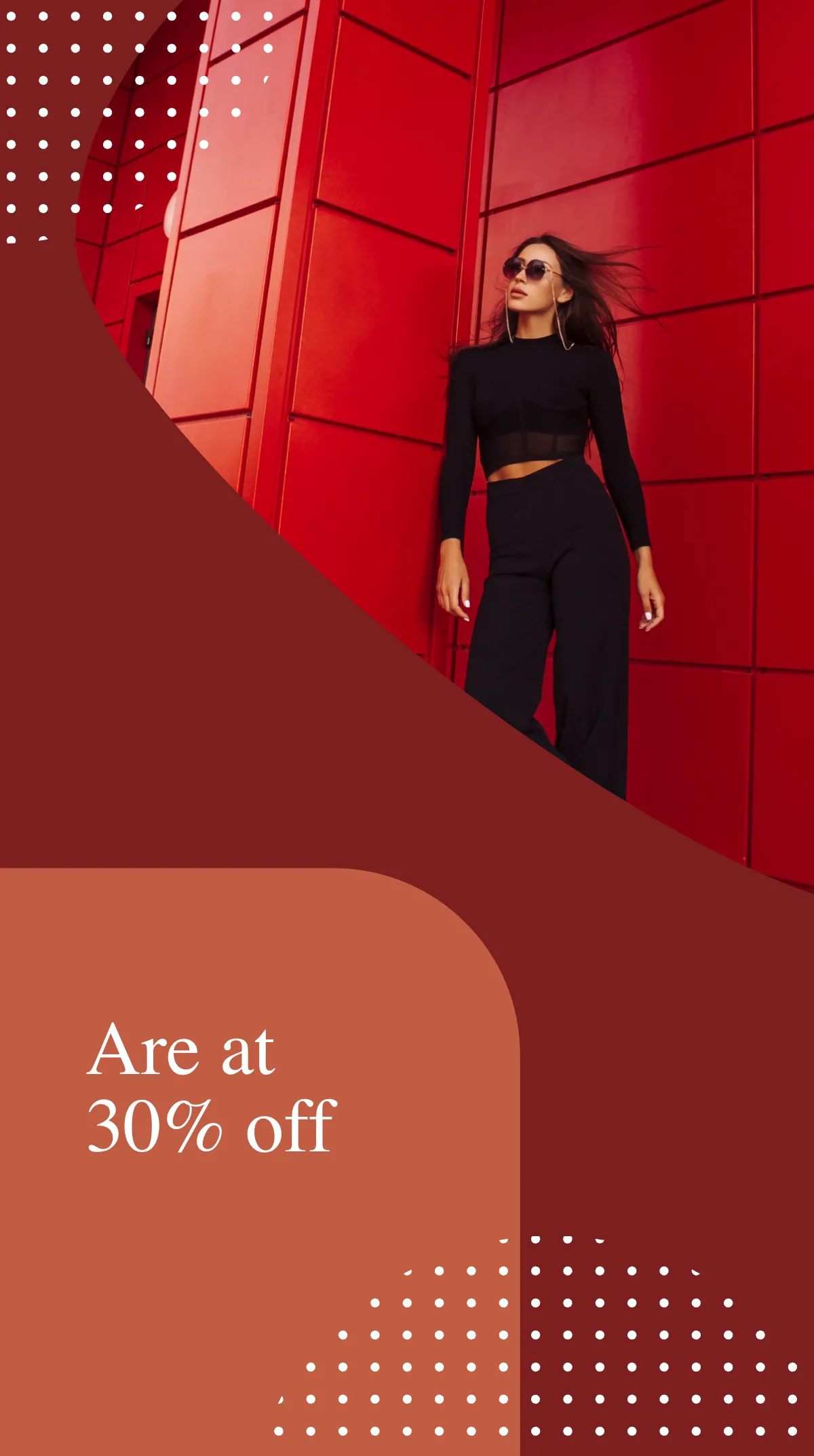 Free Fashion Discount Instagram Story Template to Edit Online