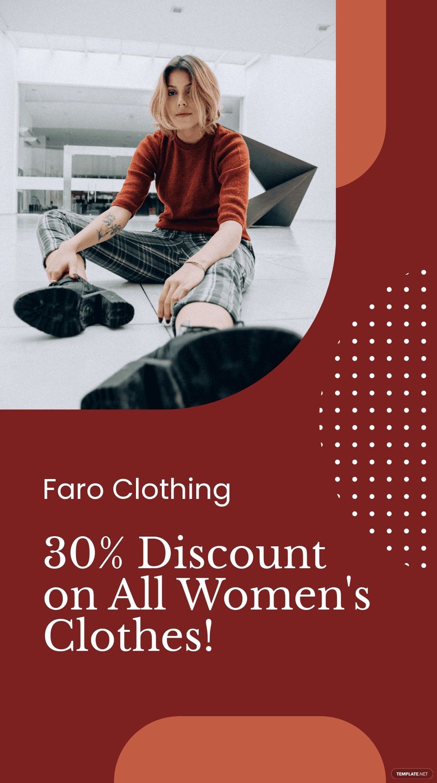 Free Fashion Discount Instagram Story Template