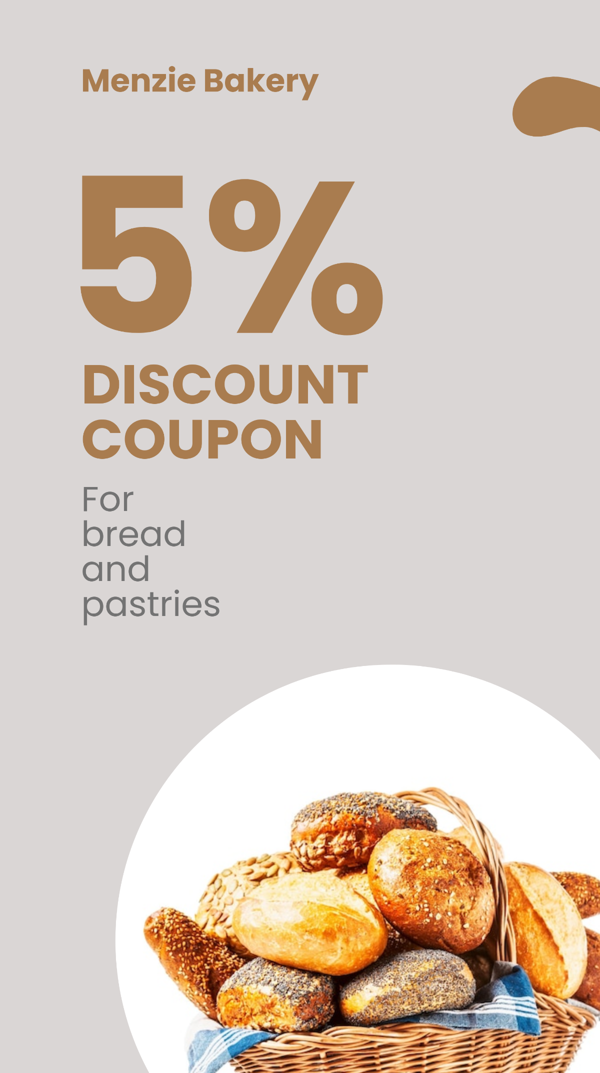 Free Discount Coupon Whatsapp Post Template to Edit Online