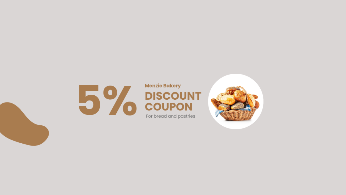 Free Discount Coupon Youtube Banner Template to Edit Online