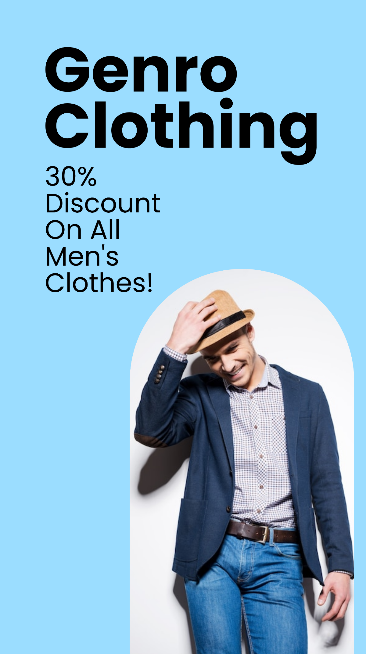 Free Clothing Discount Instagram Story Template to Edit Online