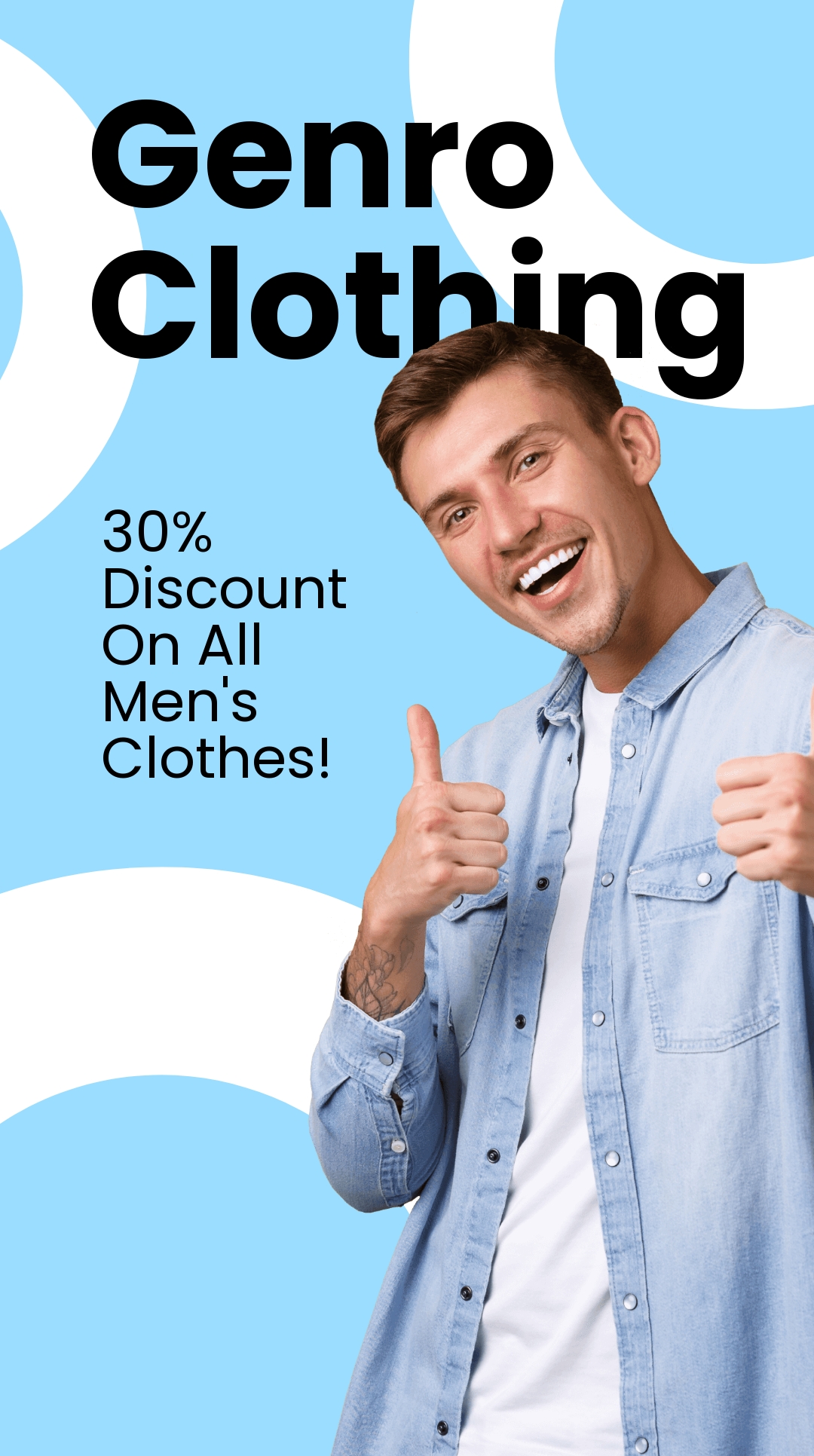 Clothing Discount Whatsapp Post Template