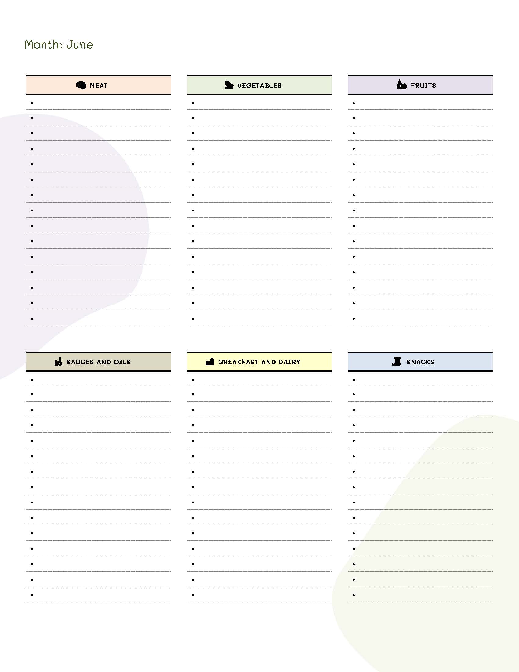 Free Grocery Shop Price List Template Google Docs, Google Sheets