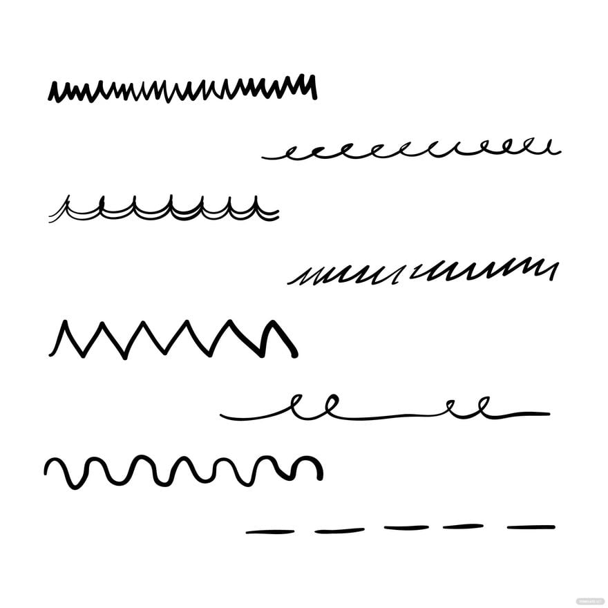 Doodle Line Vector in Illustrator, EPS, SVG, JPG, PNG
