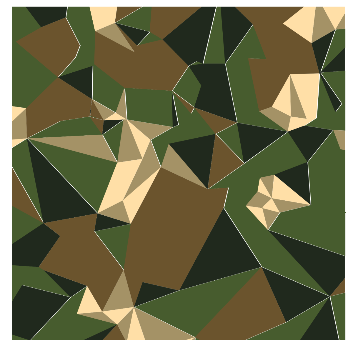Geometric Camouflage Vector Template